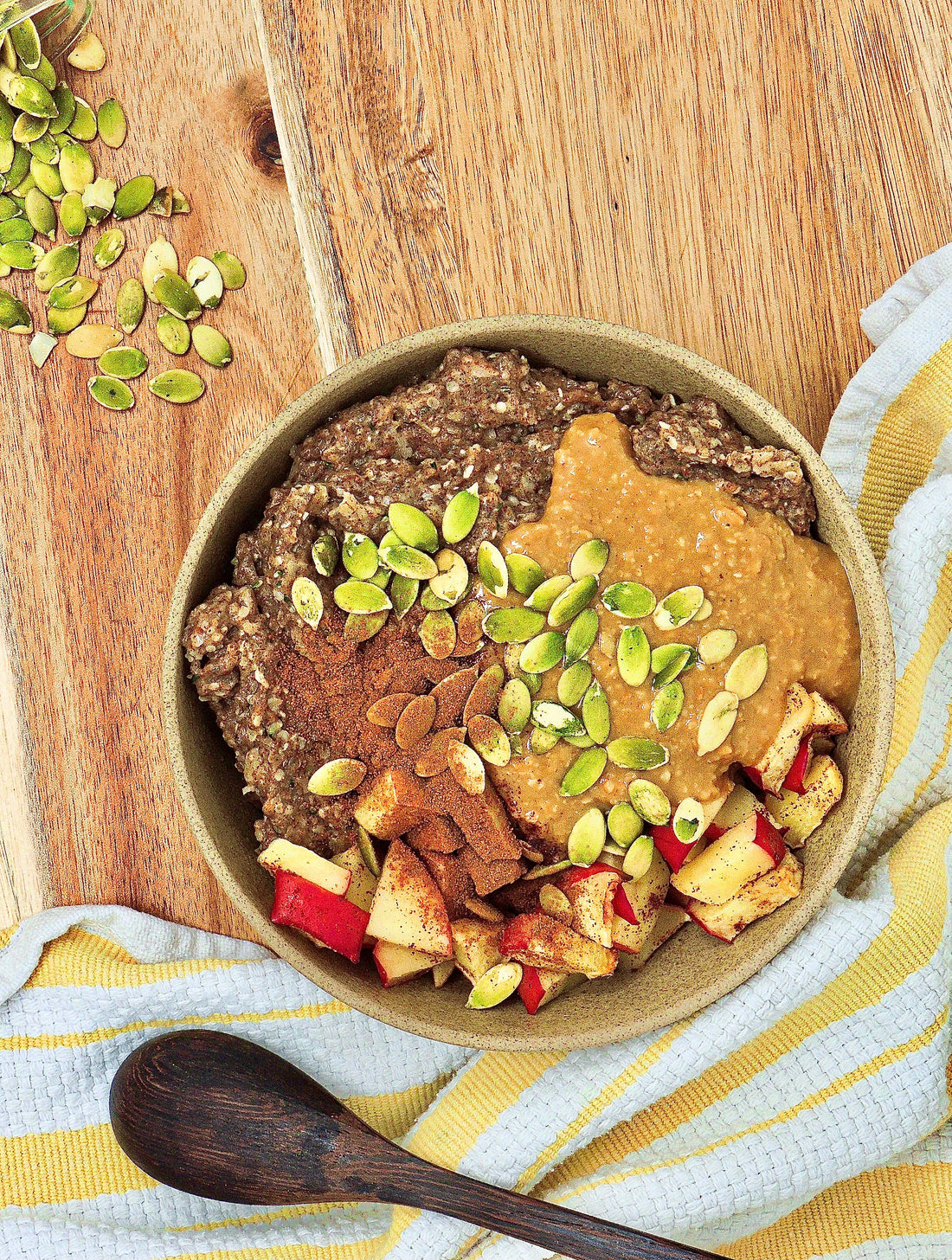 Cinnamon Apple Oats (Vegan, GF)