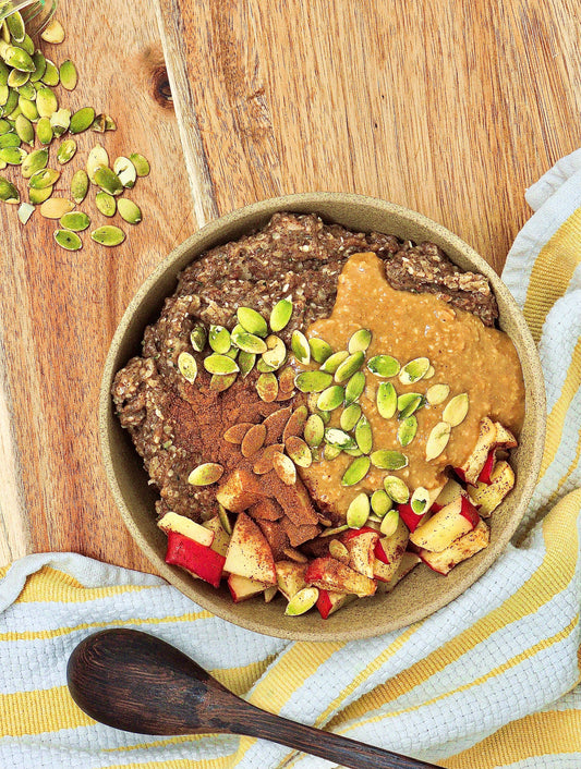 Cinnamon Apple Oats (Vegan, GF)