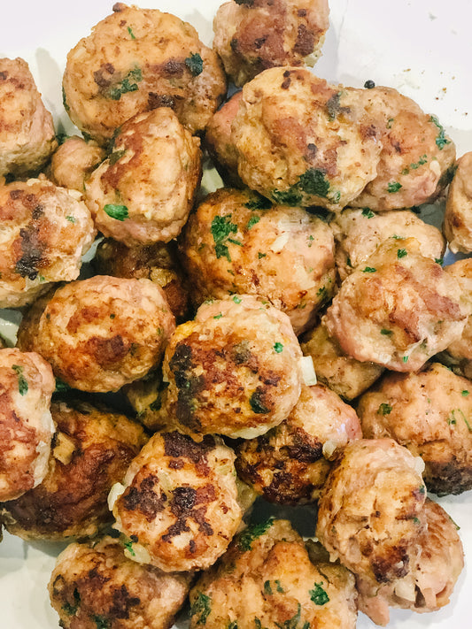 Chicken Meatballs (Dairy Free, Gluten Free)