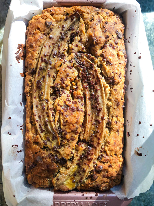 Sacha Inchi Banana Bread (GF, Vegan, One-Bowl)