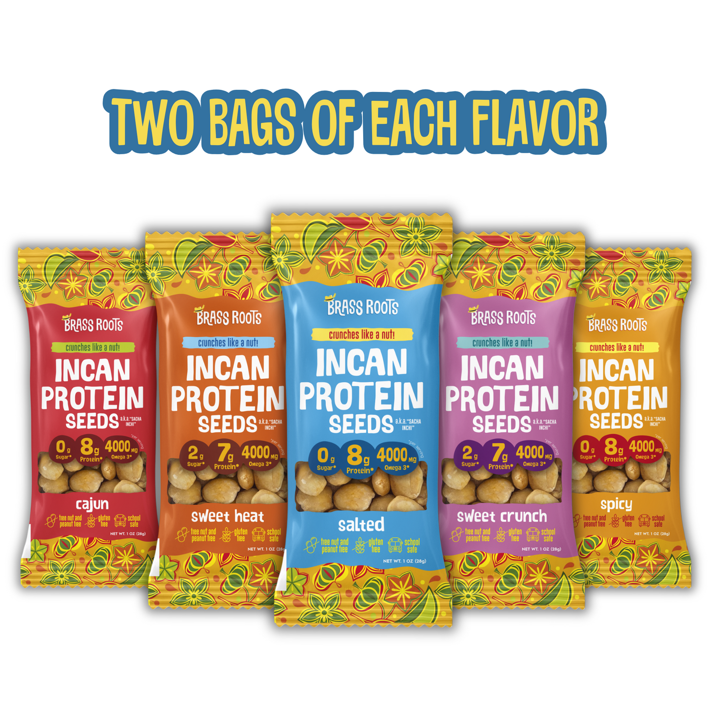 Organic Incan Protein Seeds - 1 oz Variety Pack (10 Pack)