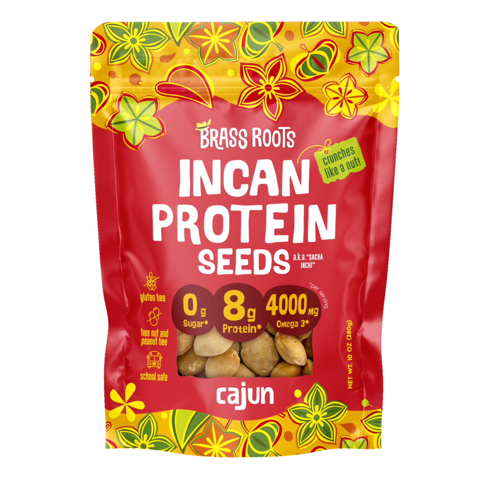 ラスカル・BASEFOOD•74個 Cajun Incan Seeds 10oz | Organic Grab n Go | Brass Roots