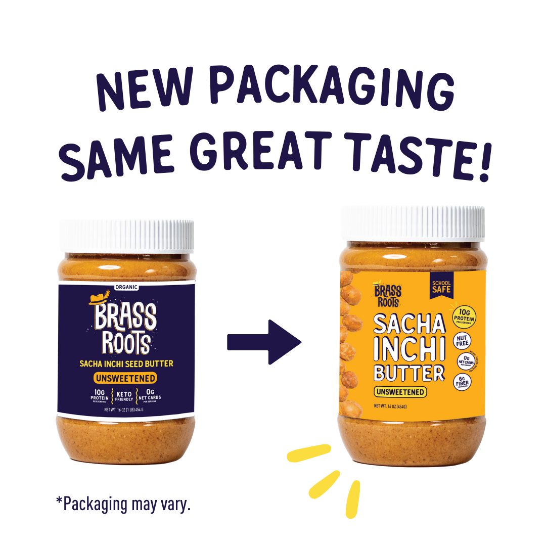 Sacha Inchi Butter - 16oz jar - Unsweetened