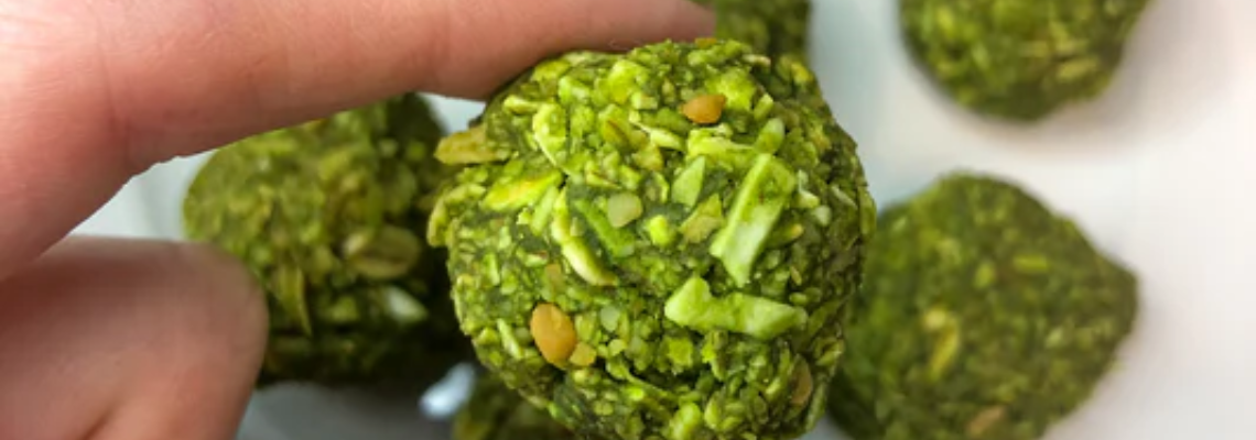 5-Ingredient Matcha Protein Bites