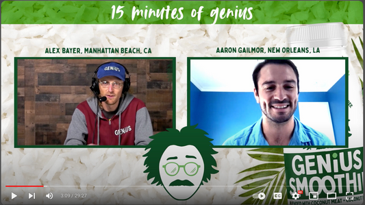 Brass Roots Founder Aaron Gailmor Interviewed on "15 Minutes of Genius" Podcast