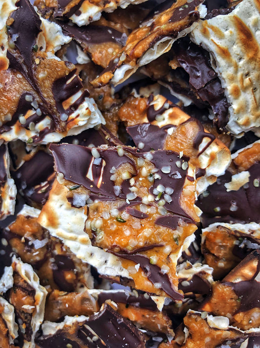 Gluten Free, Vegan, Matzah Bark, Kosher