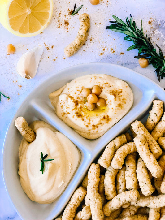 5-Minute Homemade Hummus! [Vegan, GF]