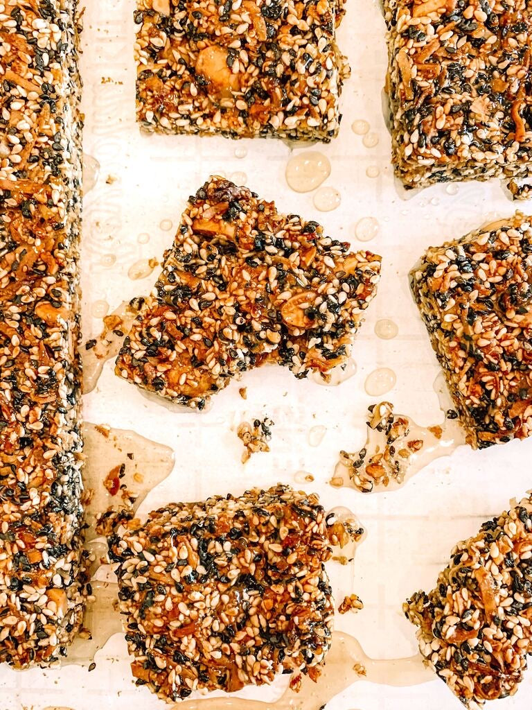 Sacha Inchi Sesame Bars [Vegan, GF]