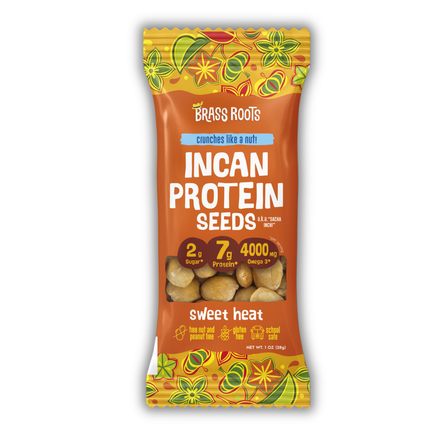 Sweet Heat Organic Incan Protein Seeds - 1 oz Grab n Go Bag (6 & 12 Packs)