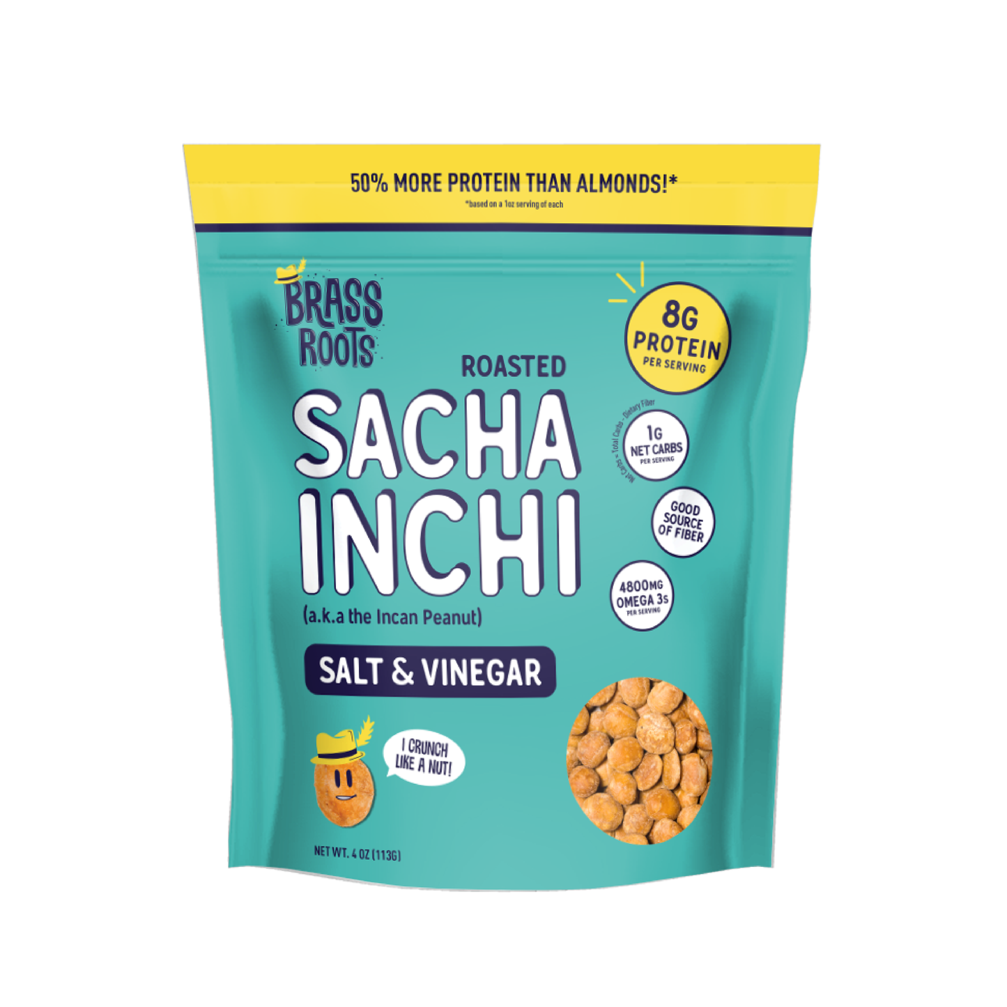 CLOSEOUT SALE ON LIMITED TIME SKUS - Roasted Sacha Inchi - 4 oz Bags