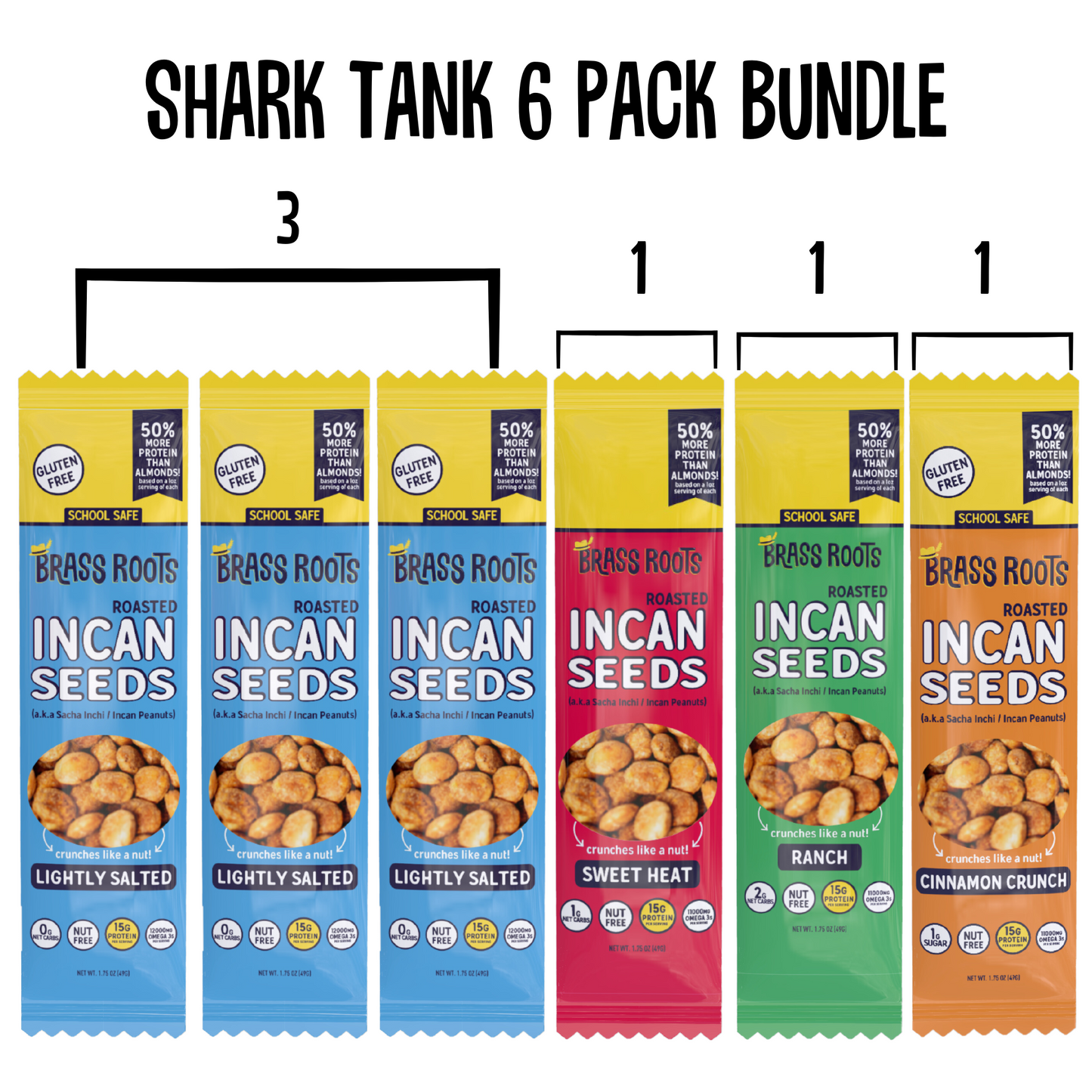 Shark Tank Grab n Go 1.75oz Bundle - 6 Pack