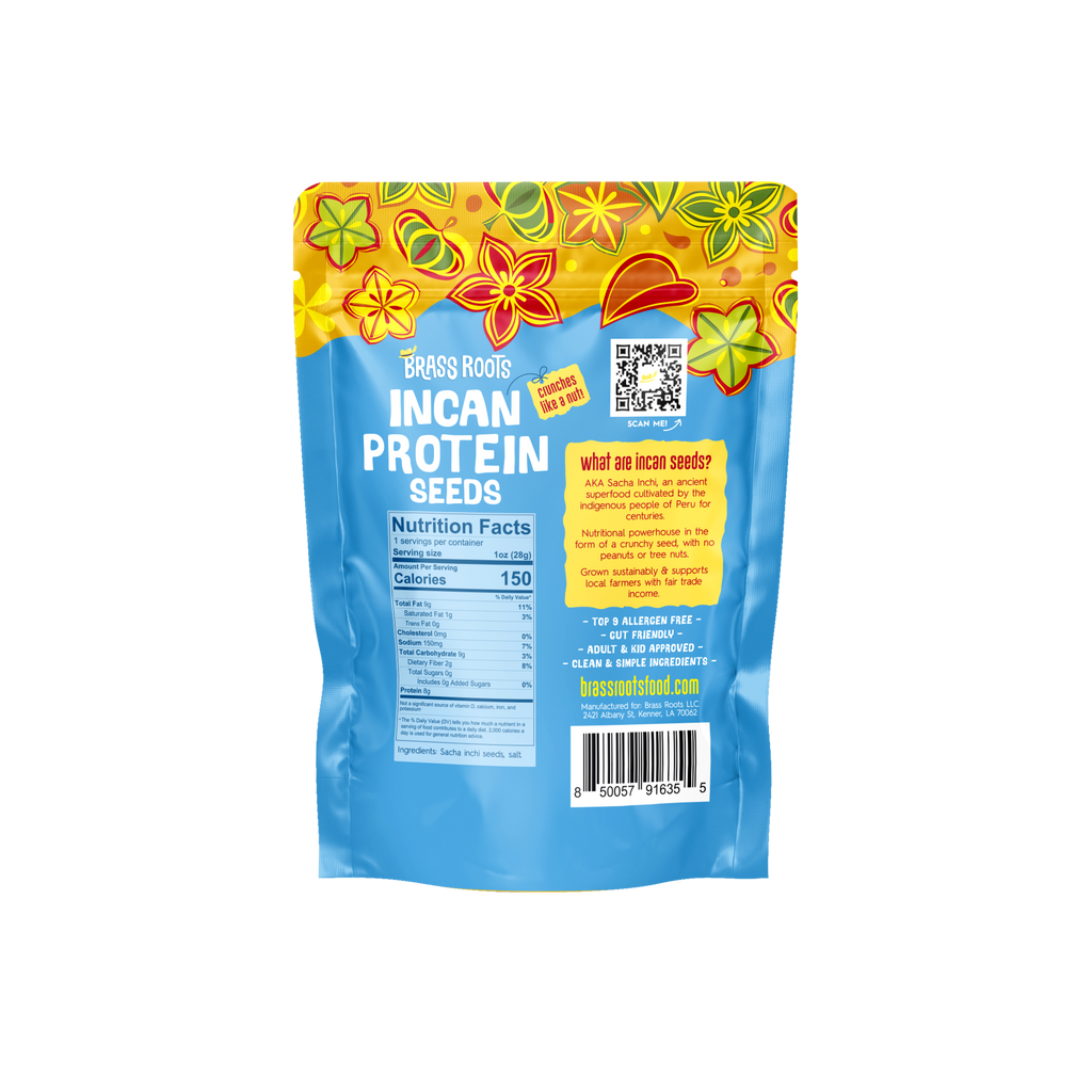 Salted Organic Incan Protein Seeds - 10 oz Snack Pack