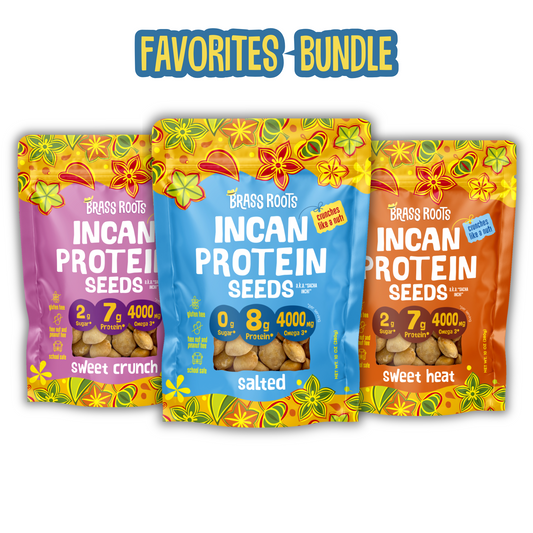 Favorites Bundle 10 oz - Organic Incan Protein Seeds Snack Pack