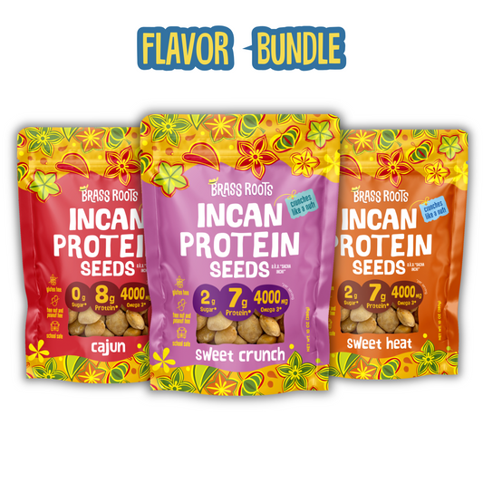 Flavor Bundle 10 oz - Organic Incan Protein Seeds Snack Pack