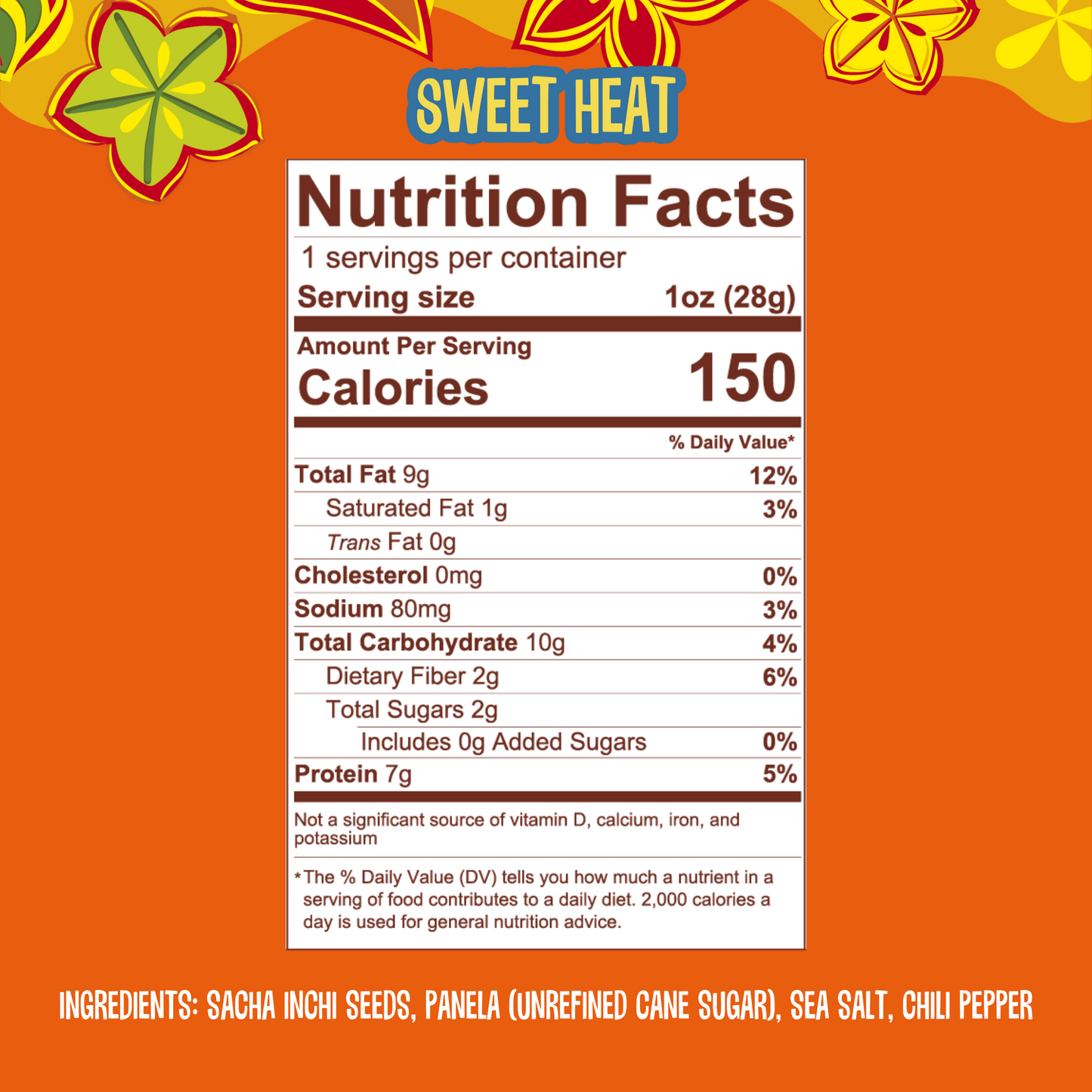 Sweet Heat Organic Incan Protein Seeds - 1 oz Grab n Go Bag (6 & 12 Packs)