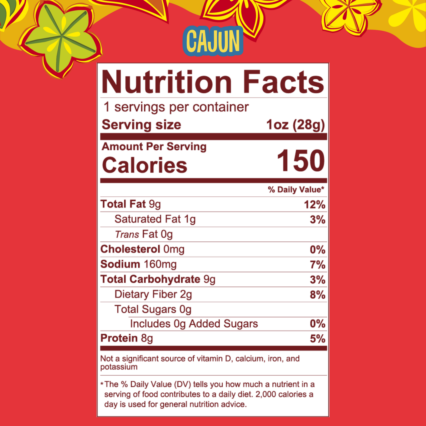 Cajun Organic Incan Protein Seeds - 10 oz Snack Pack