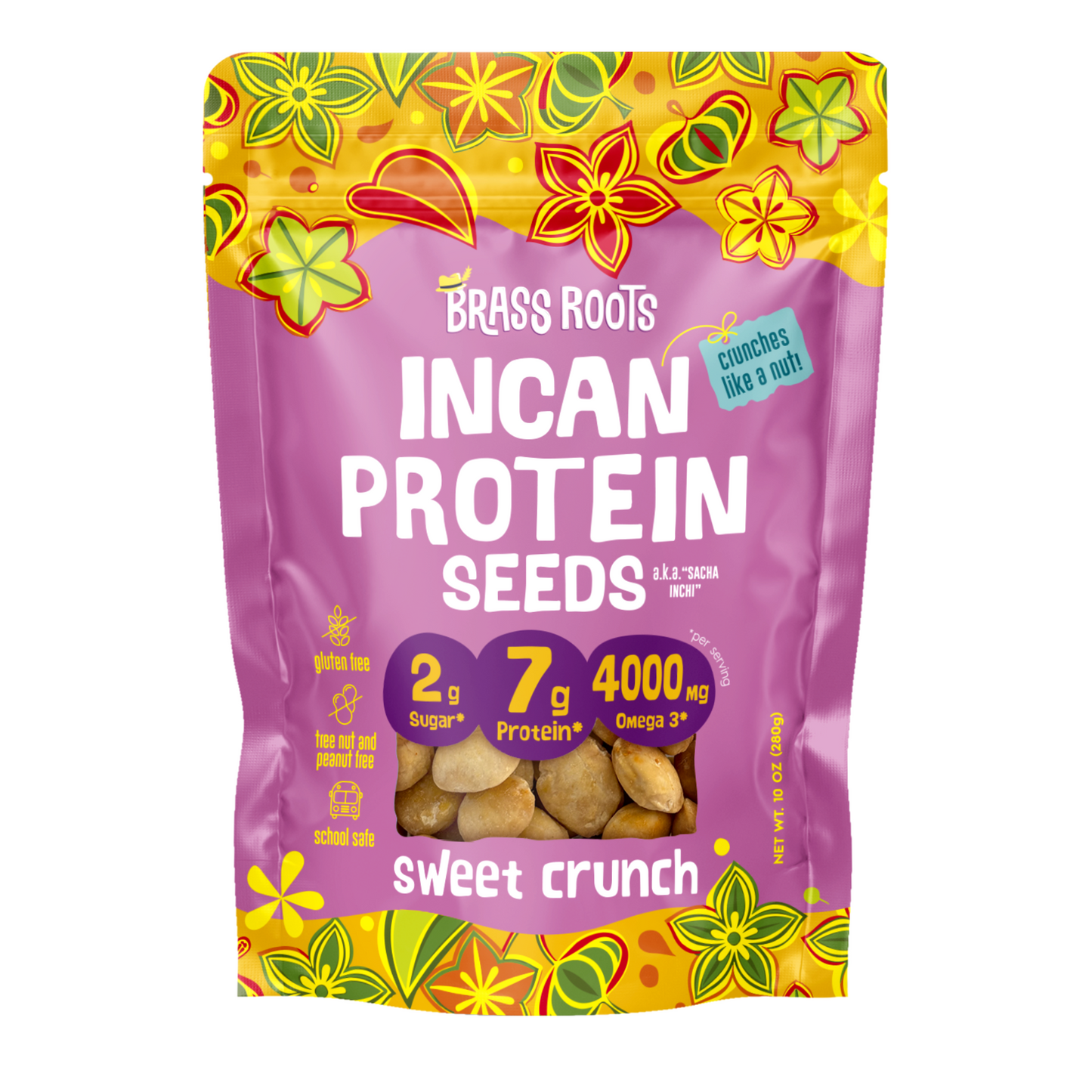 Sweet Crunch Organic Incan Protein Seeds - 10 oz Snack Pack