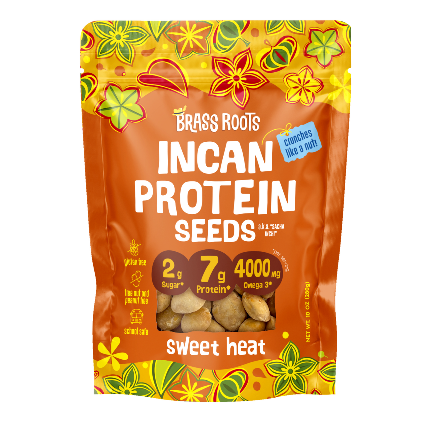 Sweet Heat Organic Incan Protein Seeds - 10 oz Snack Pack