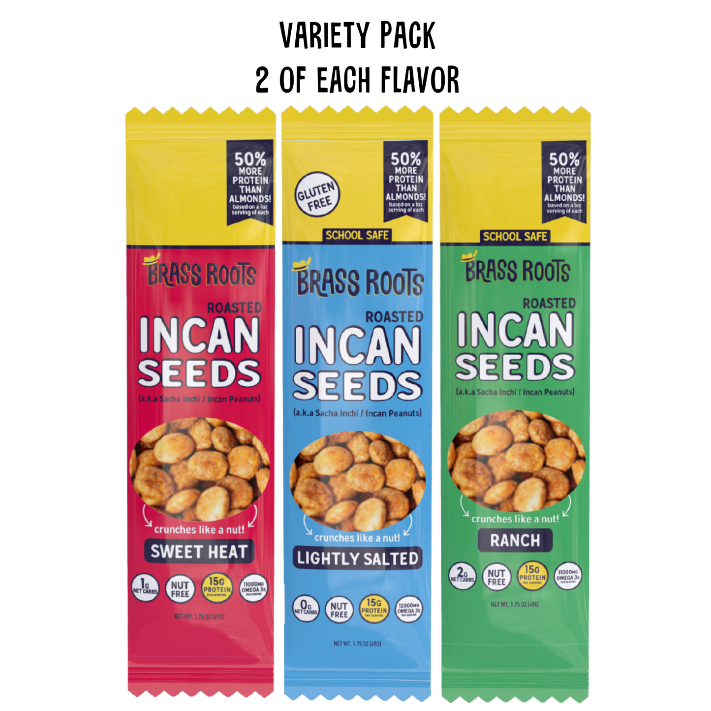 Grab n Go - Roasted Incan Seeds - Pack of 6 - 25% OFF