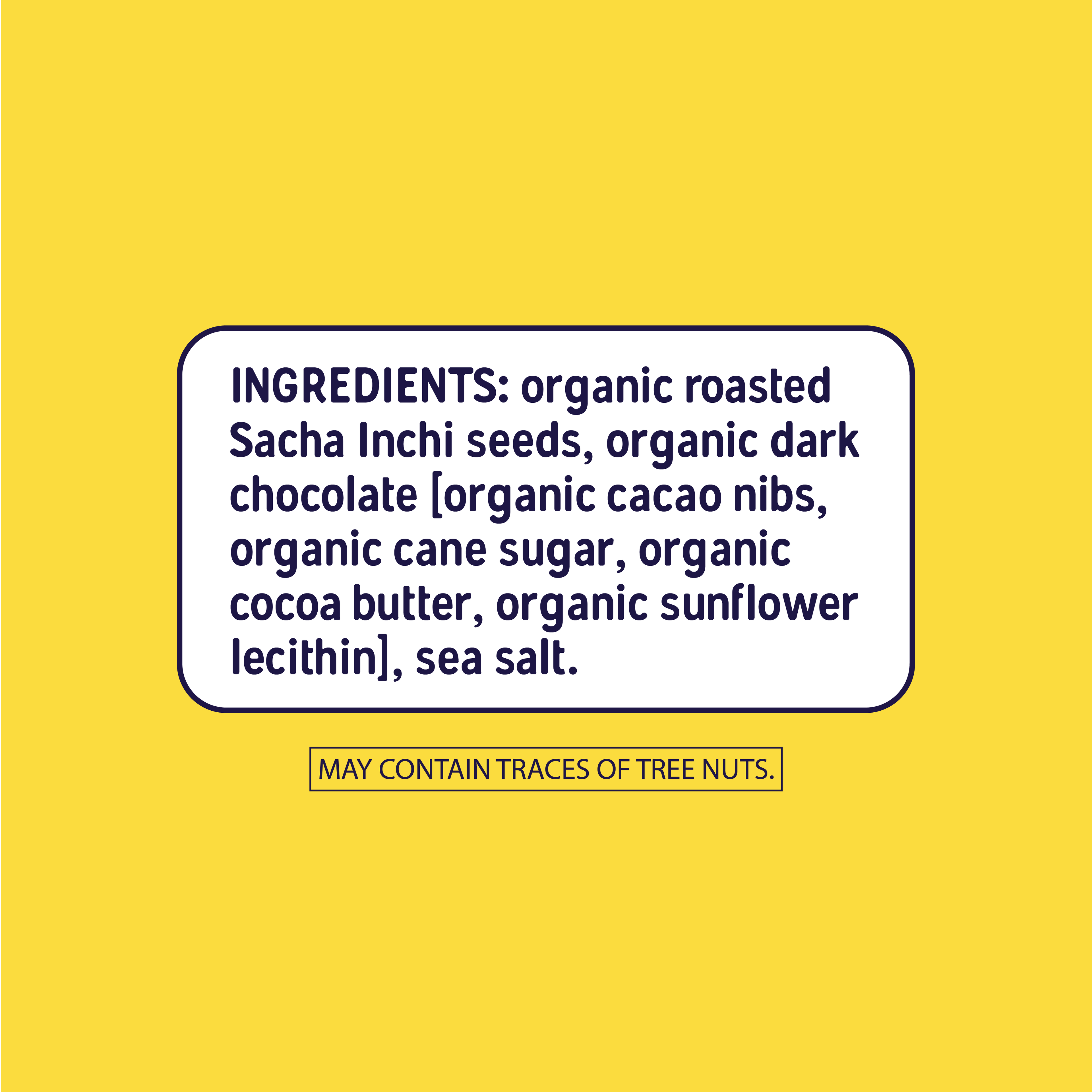 Sacha Inchi Tostado Recubierto de Chocolate Negro - Semillas Incas [Bolsa de 113 g]