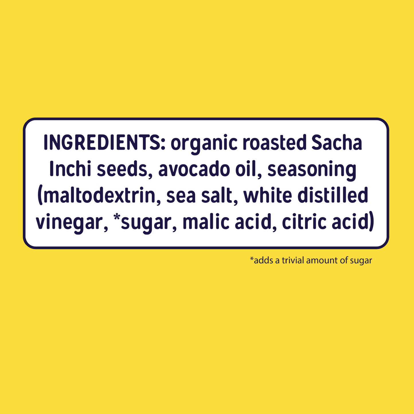 Roasted Sacha Inchi - Salt & Vinegar [16oz bag]