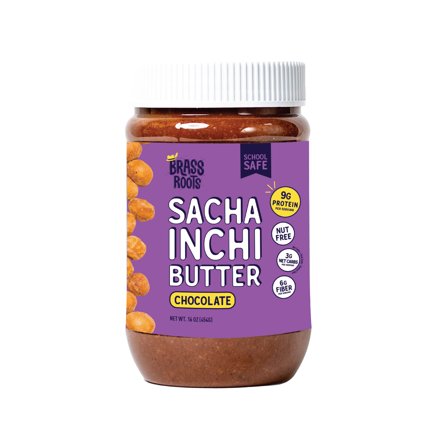 Sacha Inchi Butter - Chocolate [16oz jar]