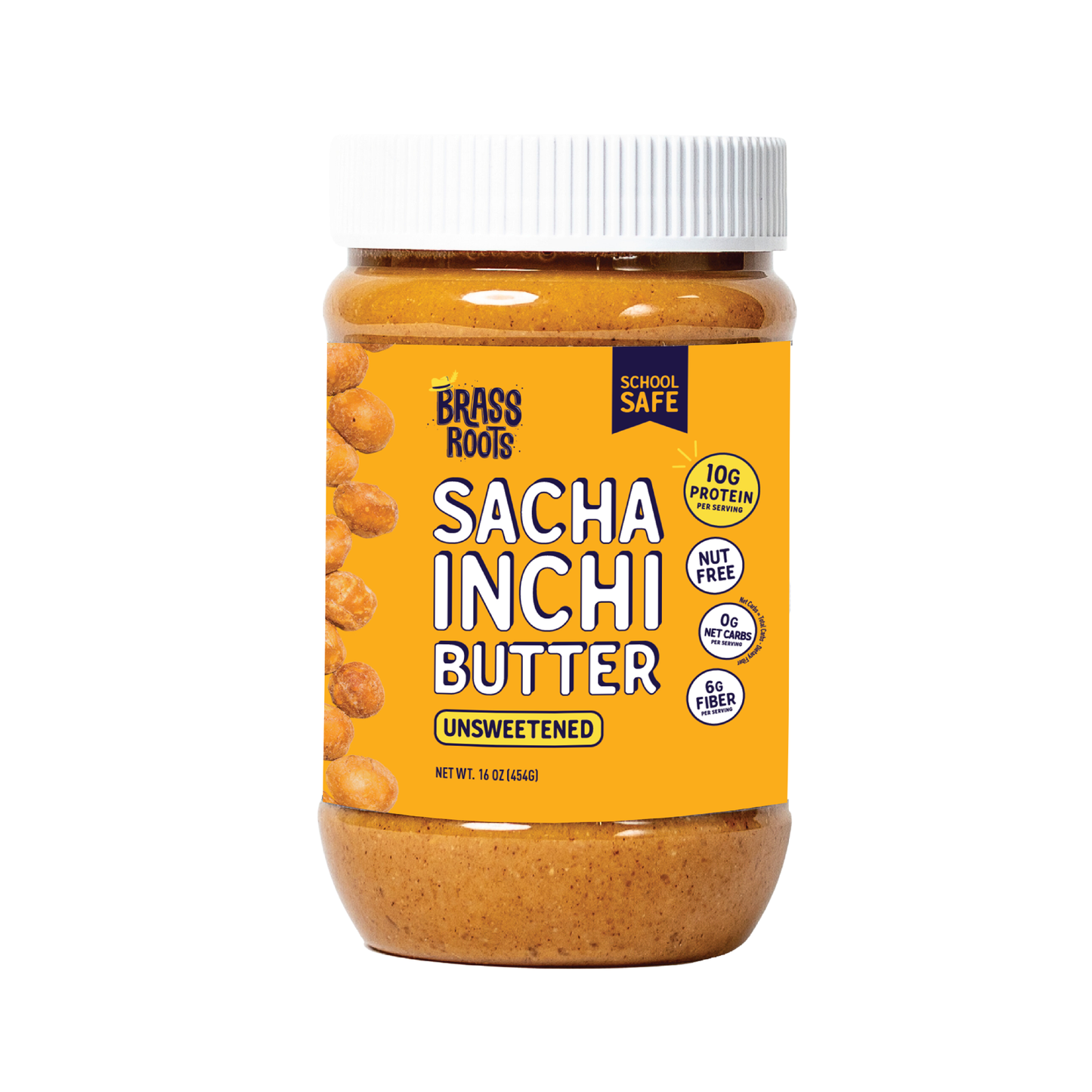 Sacha Inchi Butter - 16oz jar - Unsweetened